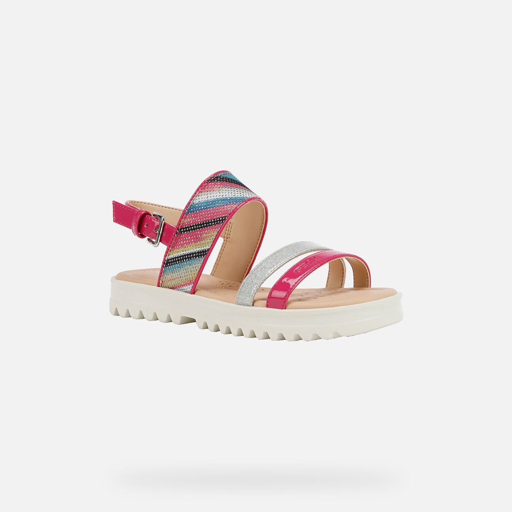 Sandalias Geox Menina Rosa - Coralie - PJOSQ8792